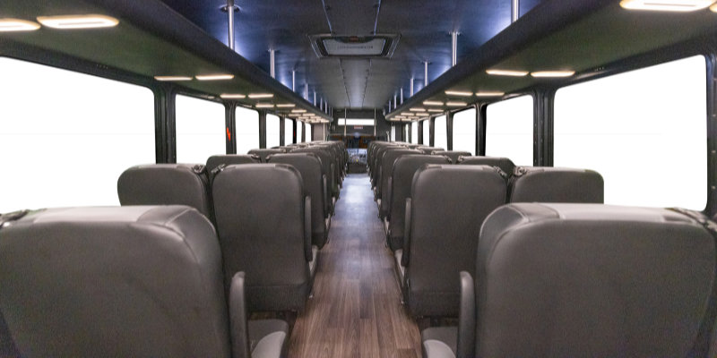35 passenger motor coach - inside